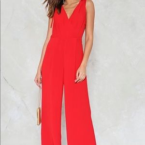‼️SOLD‼️XS Red Jumpsuit